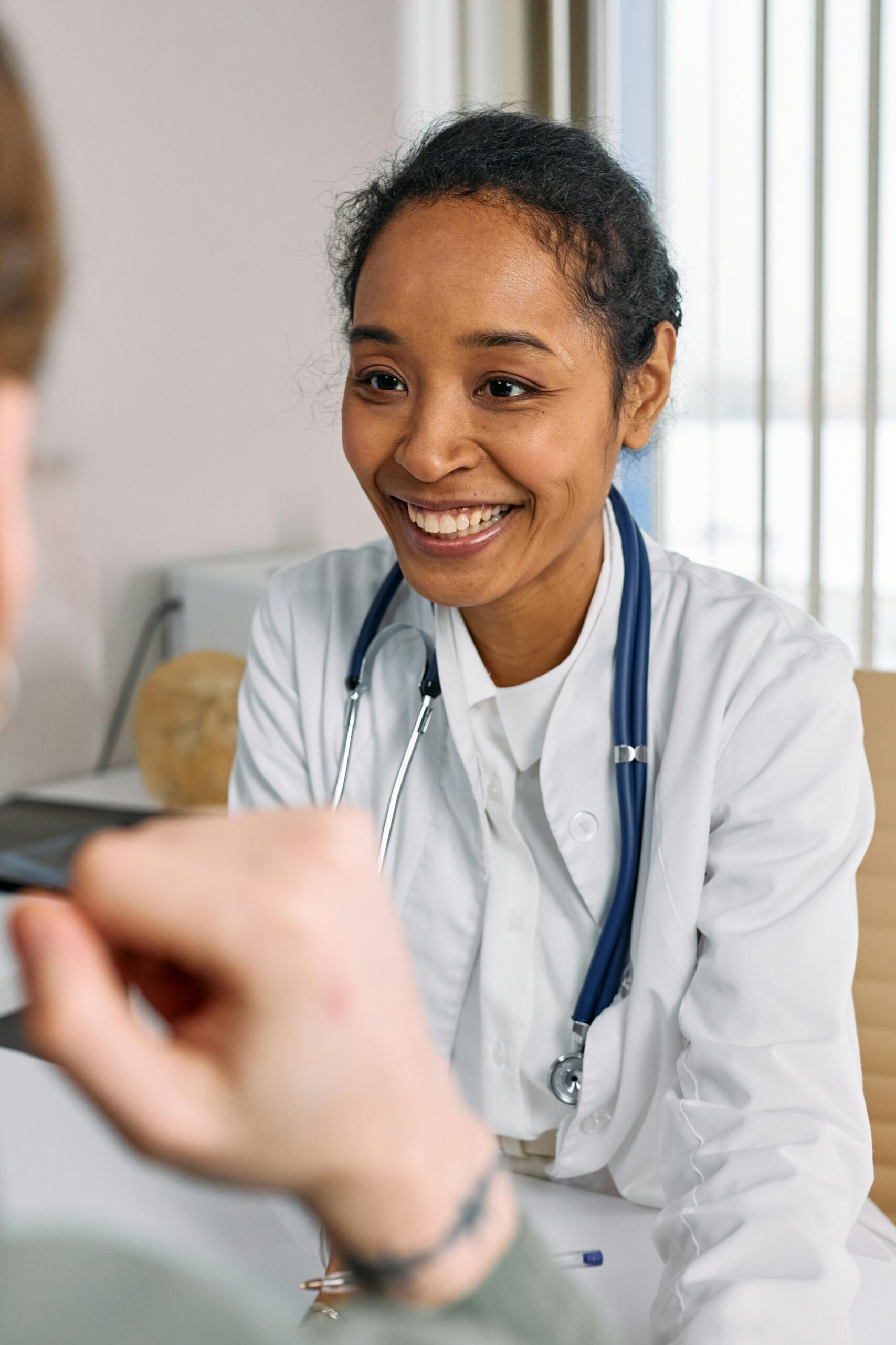 Smiling doctor at Sharon Regional
